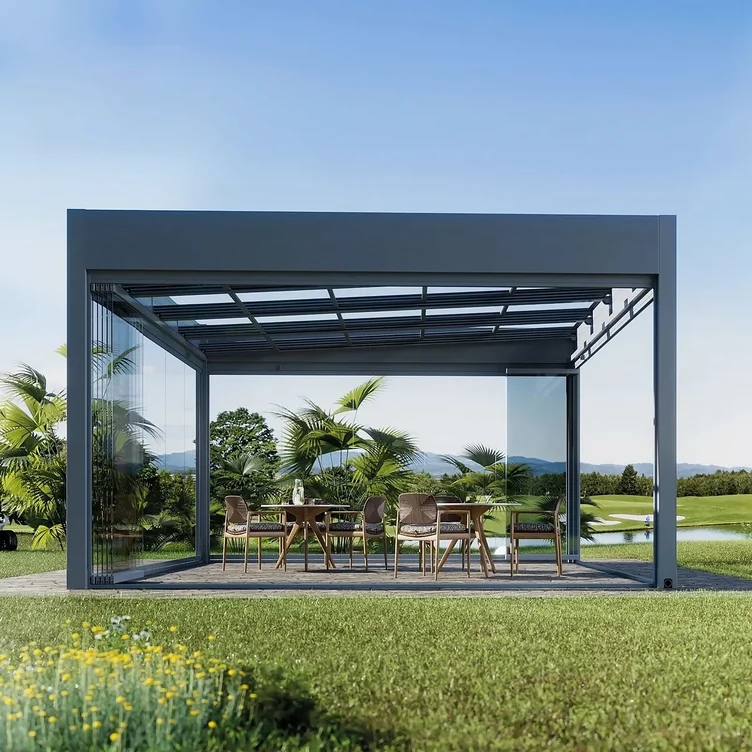 Pergola bioclimatica in alluminio